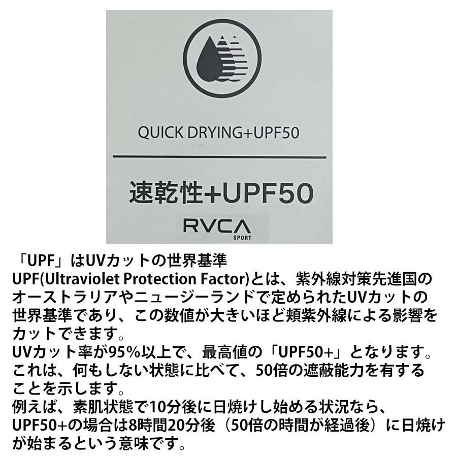 正規品 RVCA SPORT ルーカ 水陸両用 メンズ 長袖 ジップアッツプ ジップ 前開き フード パーカー ラッシュガード +UPF50 BE041-800 HEX LS 紫外線対策 BE041800｜screamer｜03