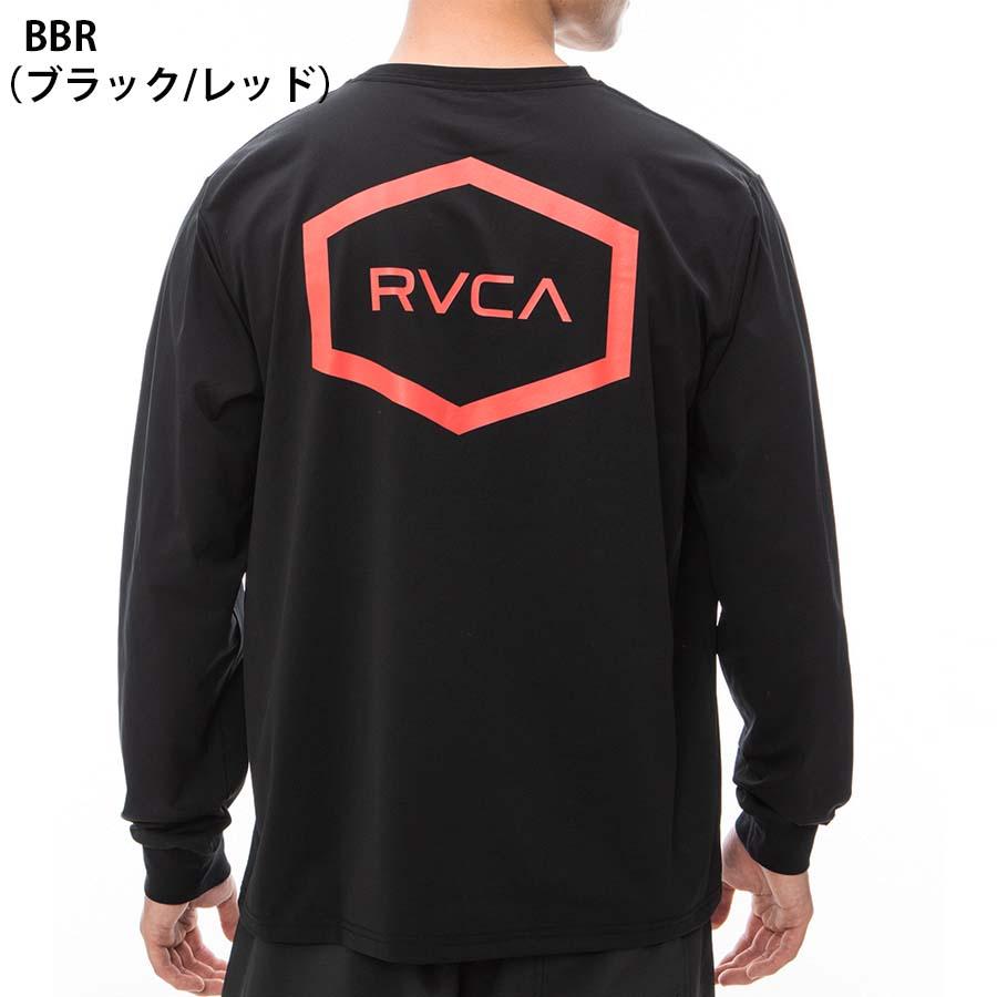 正規品 RVCA SPORT ルーカ 水陸両用 メンズ 長袖 サーフＴシャツ ラッシュガード +UPF50 BE041-801 HEX SURF LS ロンＴ BE041801 日焼け防止 紫外線対策 ジム｜screamer｜12