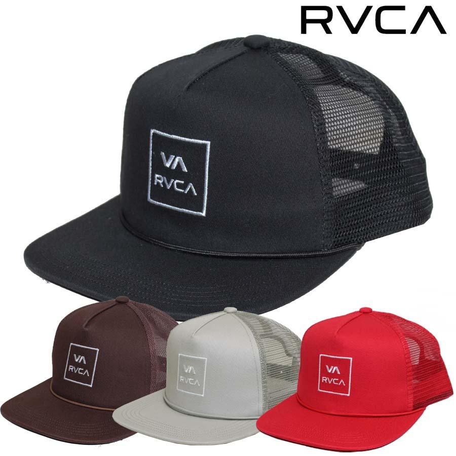 RVCA（ルーカ） 正規品 メンズ メッシュキャップ 平ツバ CAP 帽子