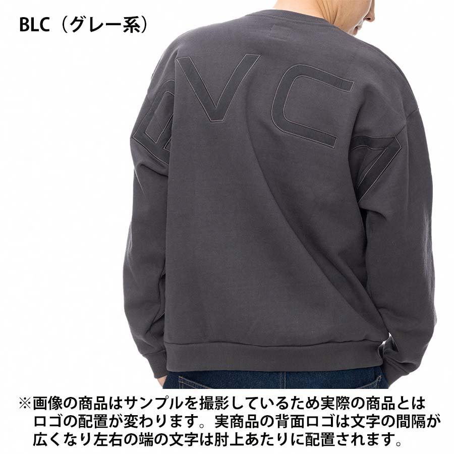 メンズRVCA ルーカ グレー スウェット トップス 裏起毛サイズS