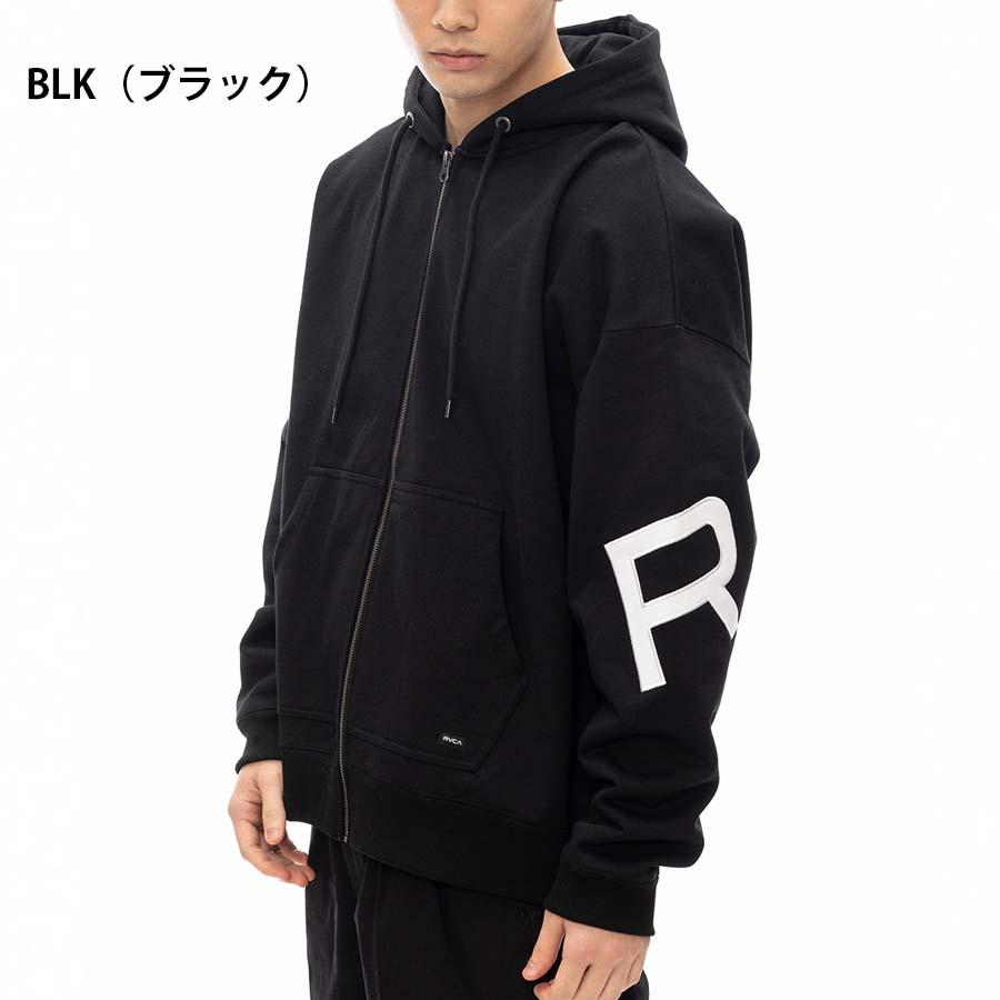 正規品 RVCA ルーカ メンズ 裏起毛 ZIP パーカー BE042-044 FAKE RVCA ZIP HD ジップパーカー BE042044 大きめ 前開き フルジップ ロゴ  USサイズ ルカ ブランド | RVCA | 12