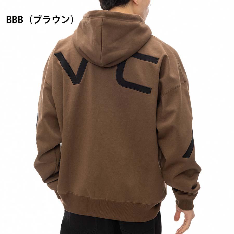 正規品 RVCA ルーカ メンズ 裏起毛 ZIP パーカー BE042-044 FAKE RVCA ZIP HD ジップパーカー BE042044 大きめ 前開き フルジップ ロゴ  USサイズ ルカ ブランド | RVCA | 03