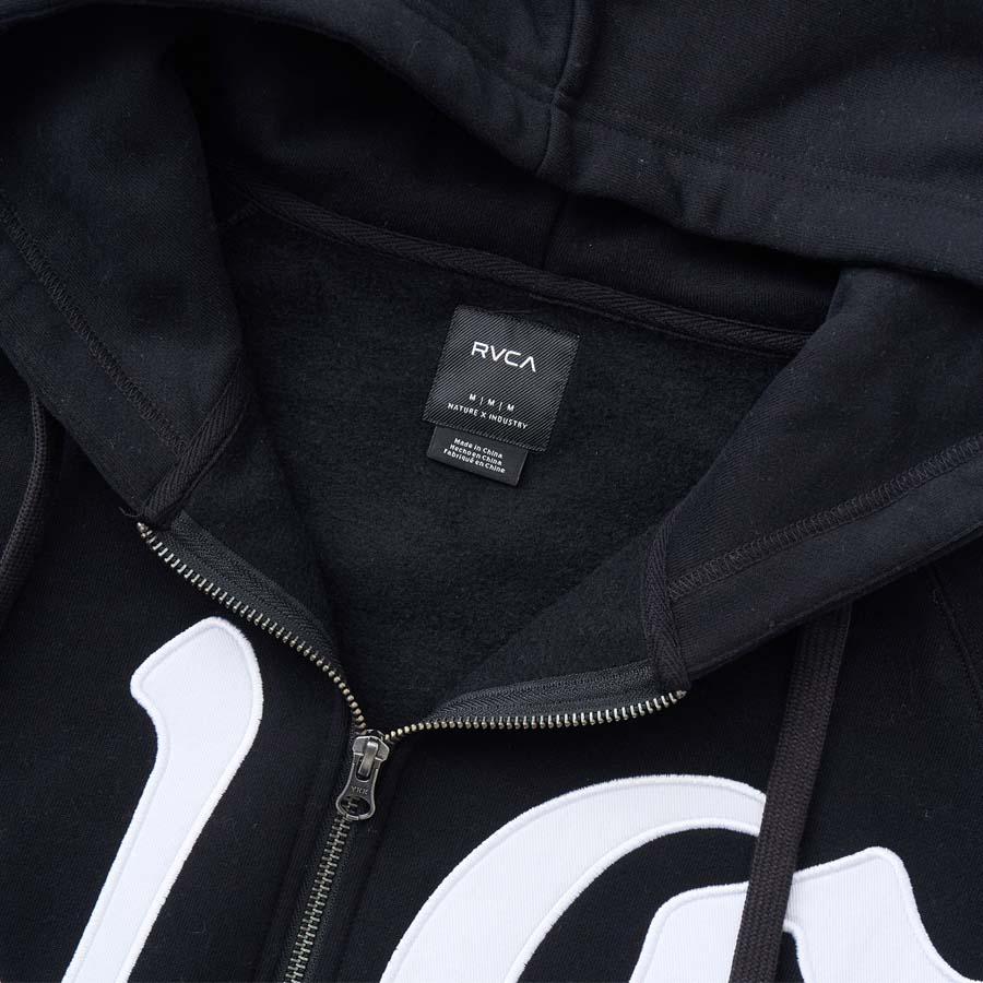 RVCA（ルーカ） 正規品 メンズ ZIP パーカー 裏起毛 BF042-020 BACK