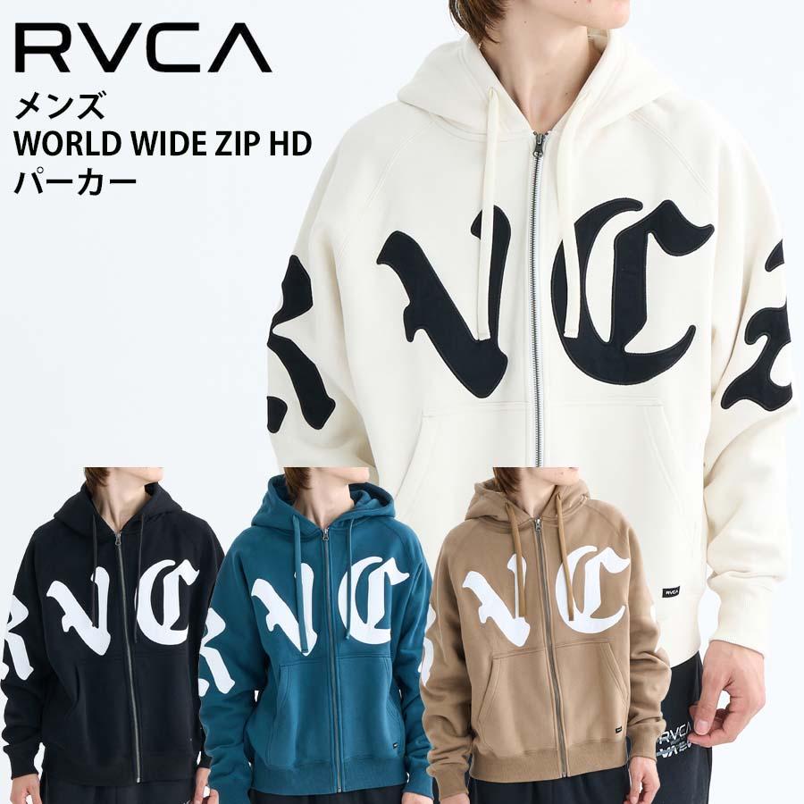 RVCA（ルーカ） 正規品 メンズ ZIP パーカー 裏起毛 BF042-020 BACK