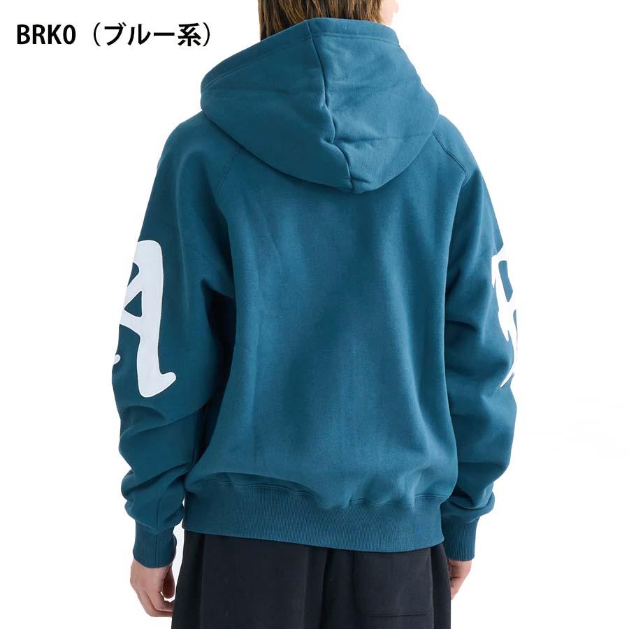 RVCA（ルーカ） 正規品 メンズ ZIP パーカー 裏起毛 BF042-020 BACK