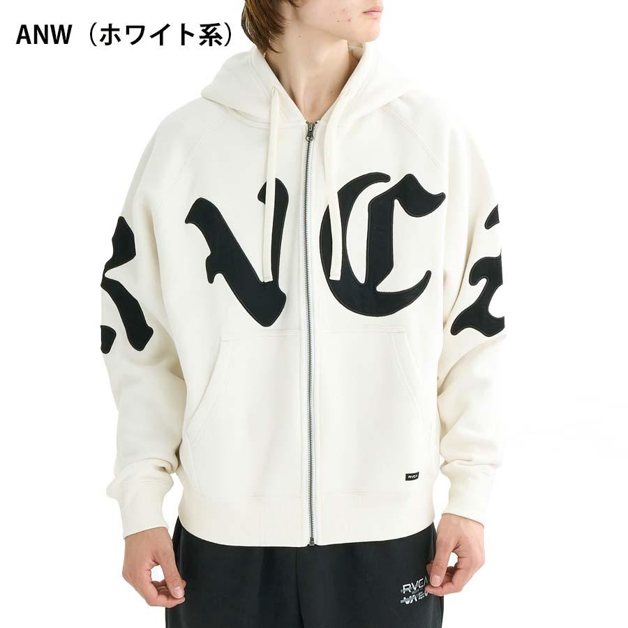 RVCA（ルーカ） 正規品 メンズ ZIP パーカー 裏起毛 BF042-020 BACK 