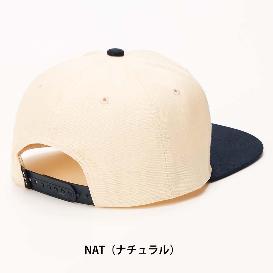 RVCA（ルーカ） 正規品 メンズ 平ツバ キャップ CAP 帽子 BF042-900