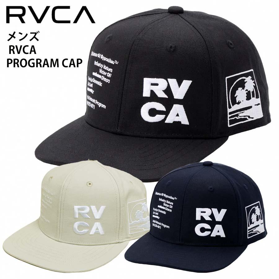 ルーク帽子　くろは RVCA（ルーカ） メンズ キャップ 帽子 平ツバ CAP BG041-902 RVCA