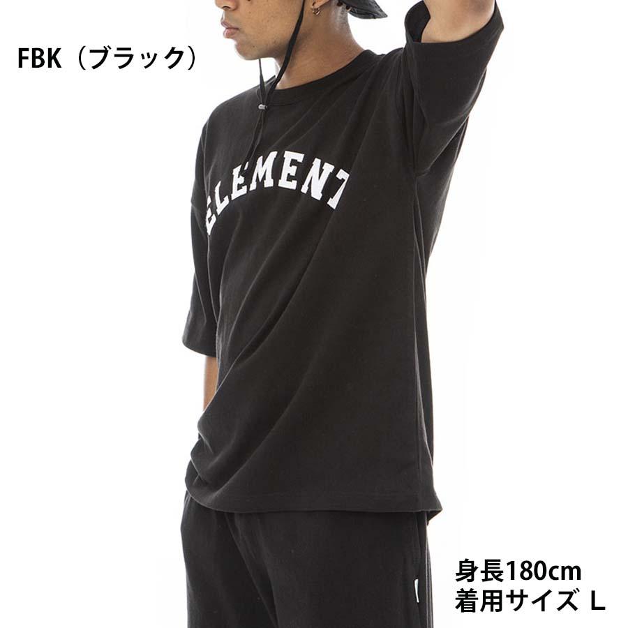 正規品 ELEMENNT メンズ ヘビーウェイト Ｔシャツ BD021-237  COLLEGE SS Ｔシャツ  エレメント BD021237 ドロップショルダー 半袖Ｔシャツ ゆったり ワイド | ELEMENT | 13