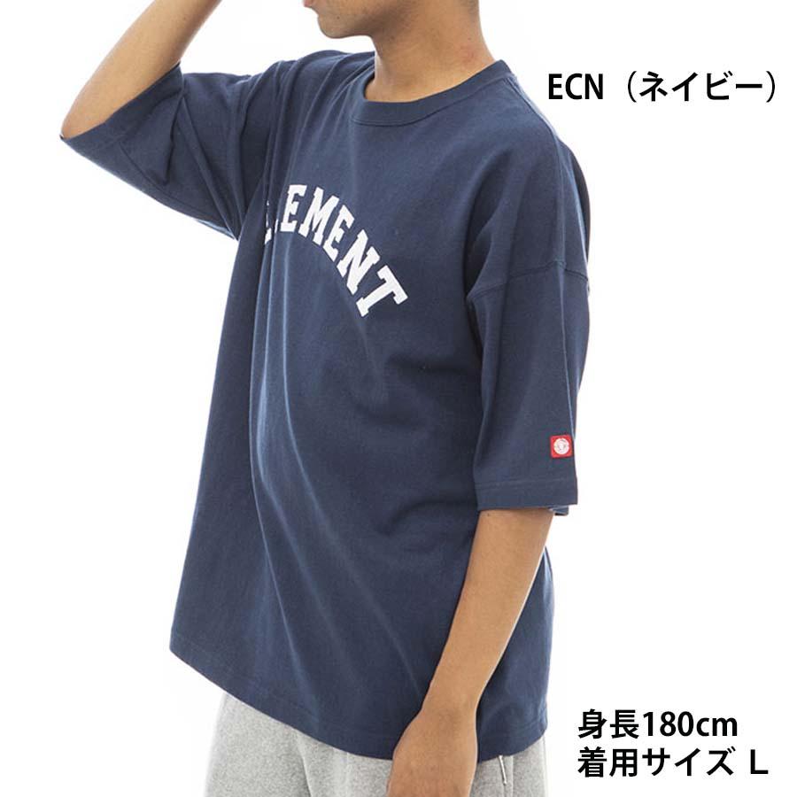 正規品 ELEMENNT メンズ ヘビーウェイト Ｔシャツ BD021-237  COLLEGE SS Ｔシャツ  エレメント BD021237 ドロップショルダー 半袖Ｔシャツ ゆったり ワイド | ELEMENT | 04
