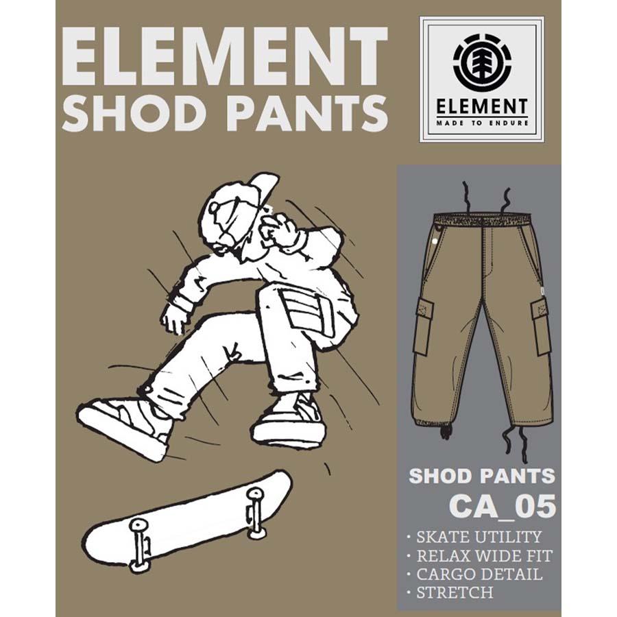 ELEMENT（エレメント） 正規品 メンズ ショッドパンツ カーゴパンツ