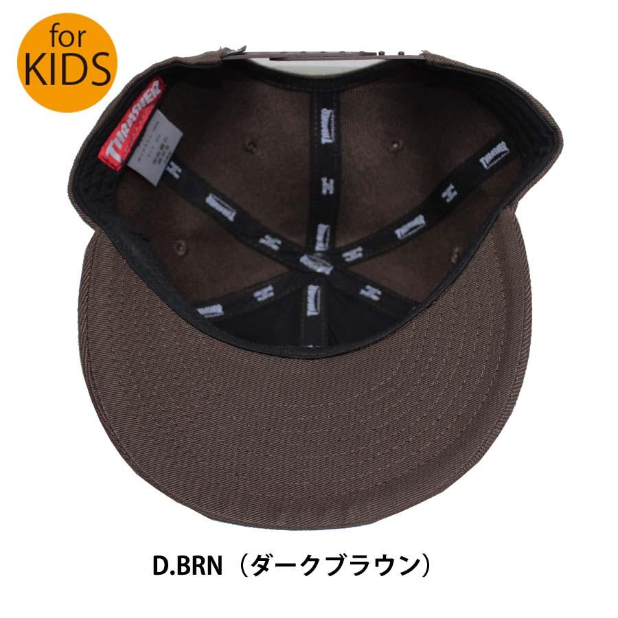 THRASHER（スラッシャー） 正規品 子供用 ジュニア キッズ 子供 平つば