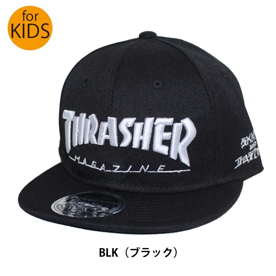 THRASHER（スラッシャー） 正規品 子供用 ジュニア キッズ 子供 平つば