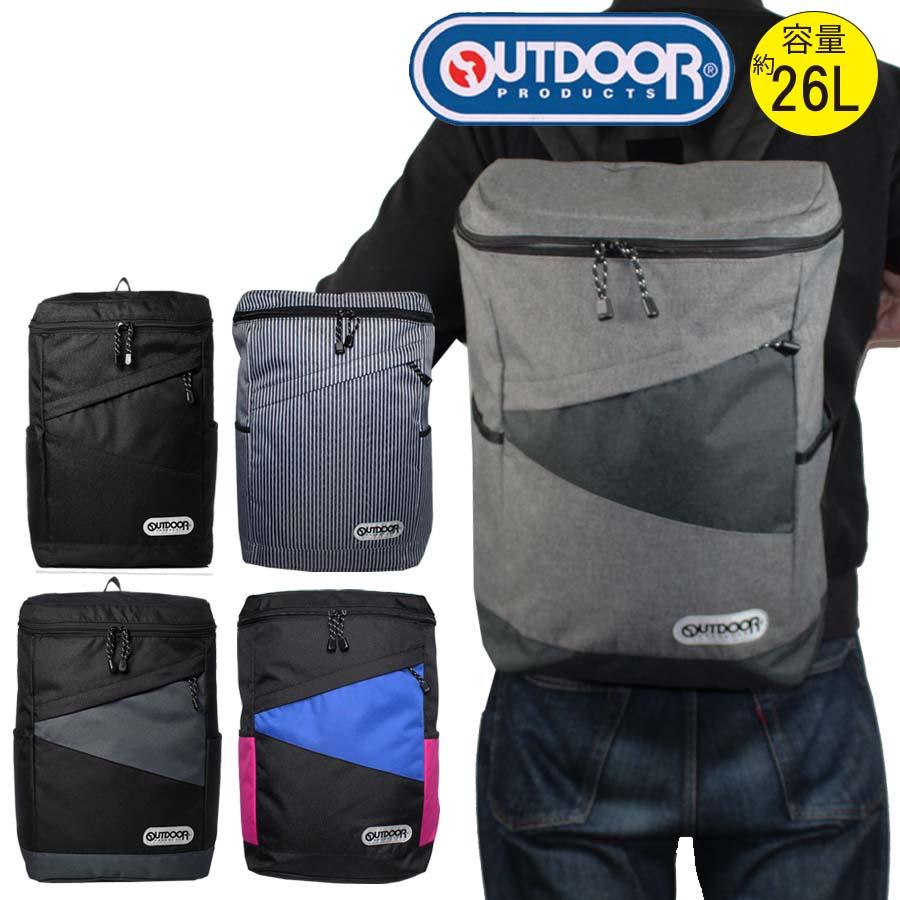 OUTDOOR PRODUCTS アウトドア リュック かばん ボックス型 26L OUTDOOR PRODUCTS アウトドア リュック かばん ボックス型 26L