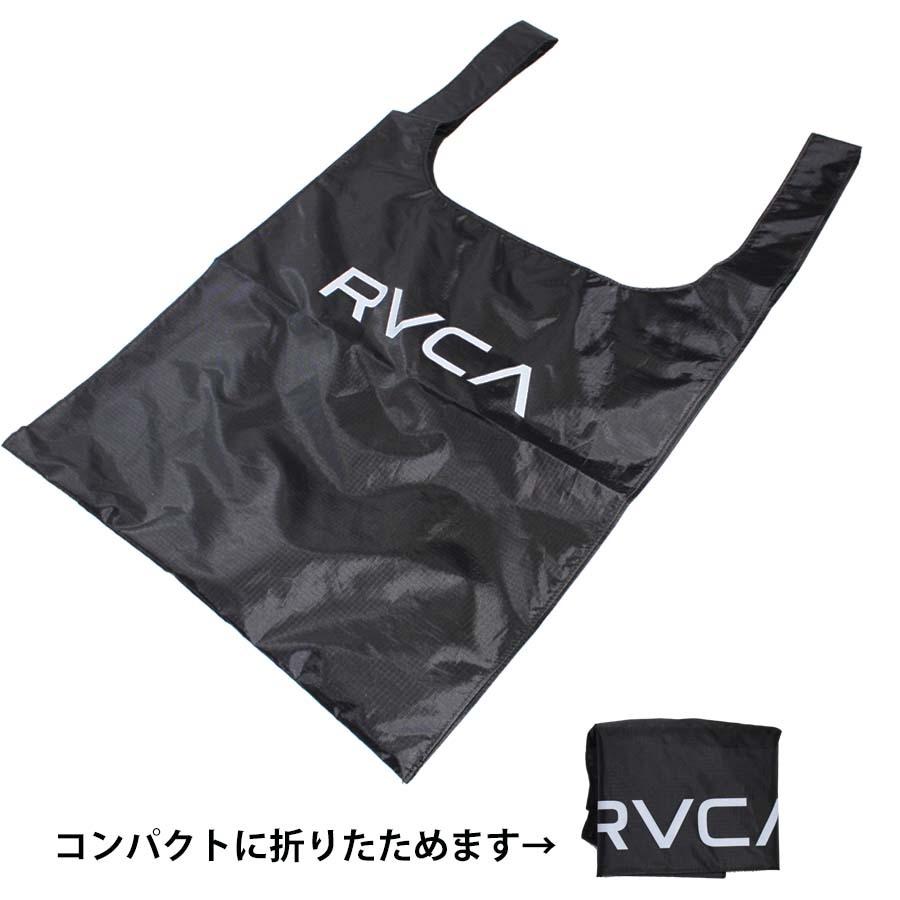 正規品 RVCA ECO BAG ルーカ エコバッグ ショッピングバッグ BB041-937 軽量 エコ バッグ トートバッグ BB041937 リップストップナイロン ロゴ ブランド 軽い｜screamer｜07