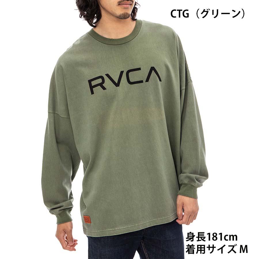 正規品 RVCA ルーカ メンズ 長袖 Tシャツ ヘビーウェイト ロンＴ ドロップショルダー BC042-076 BIG RVCA LS ロングスリーブＴシャツ BC042076 ルカ 長袖Tシャツ｜screamer｜09