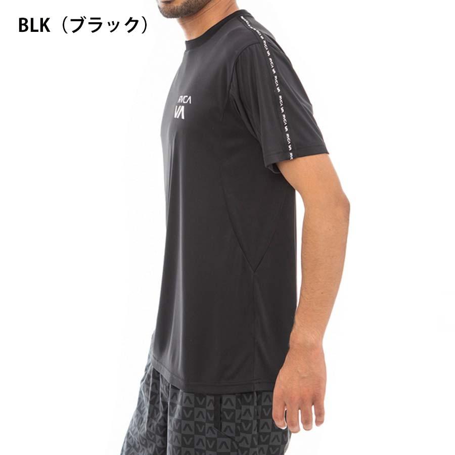 正規品 RVCA SPORT ルーカ 水陸両用 メンズ 半袖 サーフＴシャツ ラッシュガード BD041-814 ALWAYS READY VENT TAPE ST サーフT BD041814  UPF50+ 速乾 ルカ｜screamer｜05