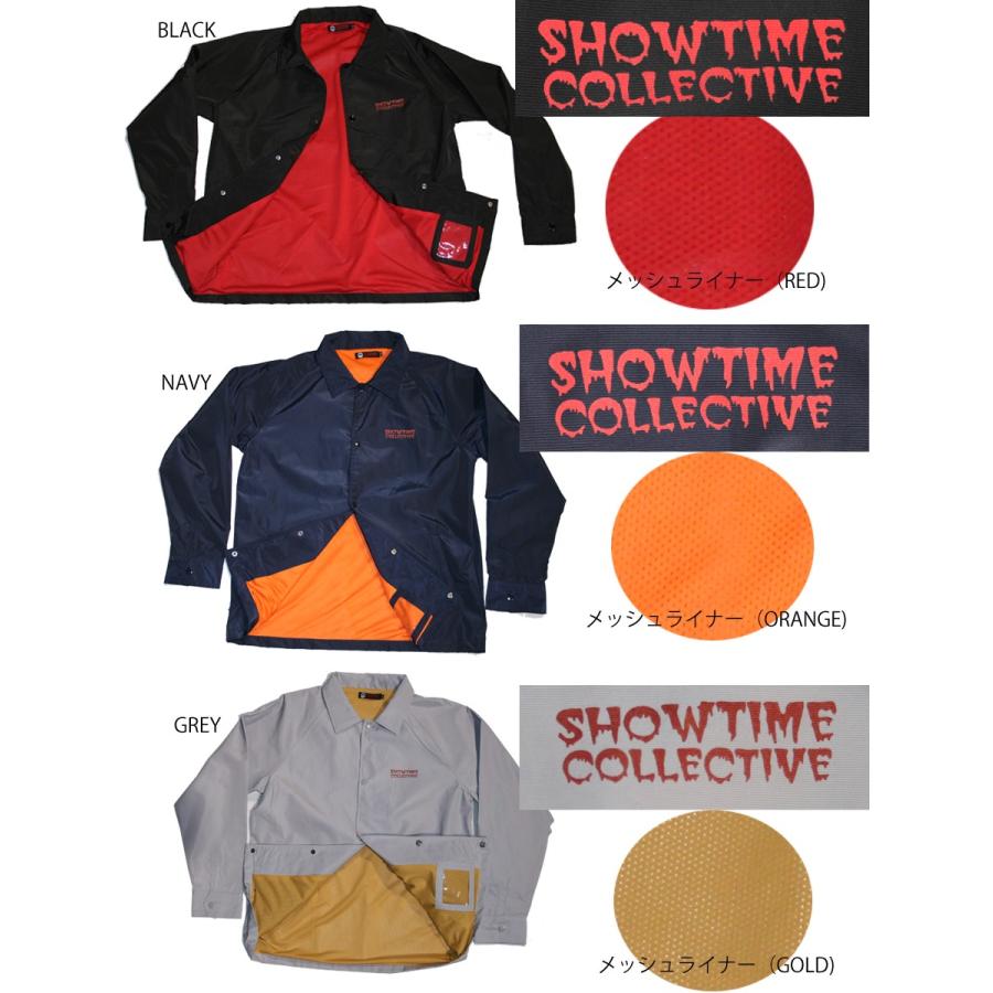 撥水 コーチジャケット SHOWTIME COLLECTIVE 撥水コーチ 撥水 コーチジャケット SHOWTIME COLLECTIVE 撥水コーチ