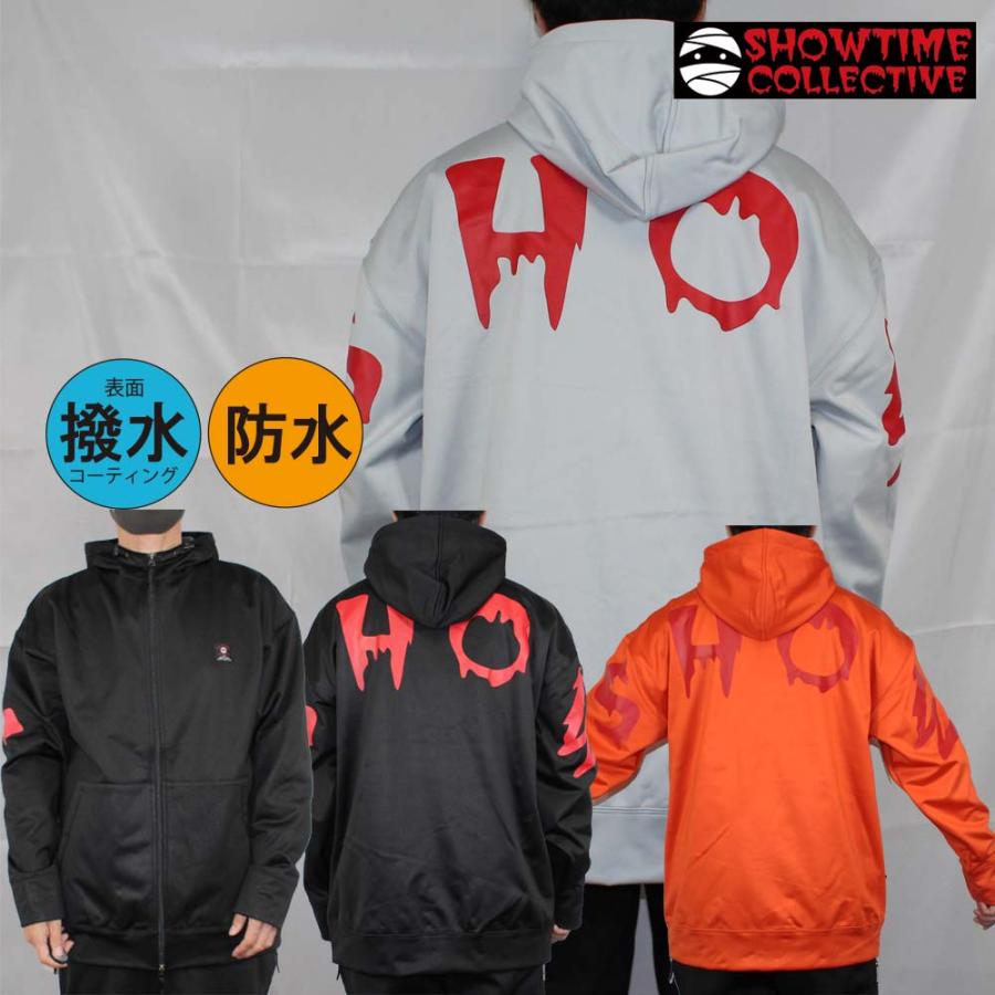 正規品 撥水 パーカー SHOWTIME COLLECTIVE グラトリ ボンデッド ZIP