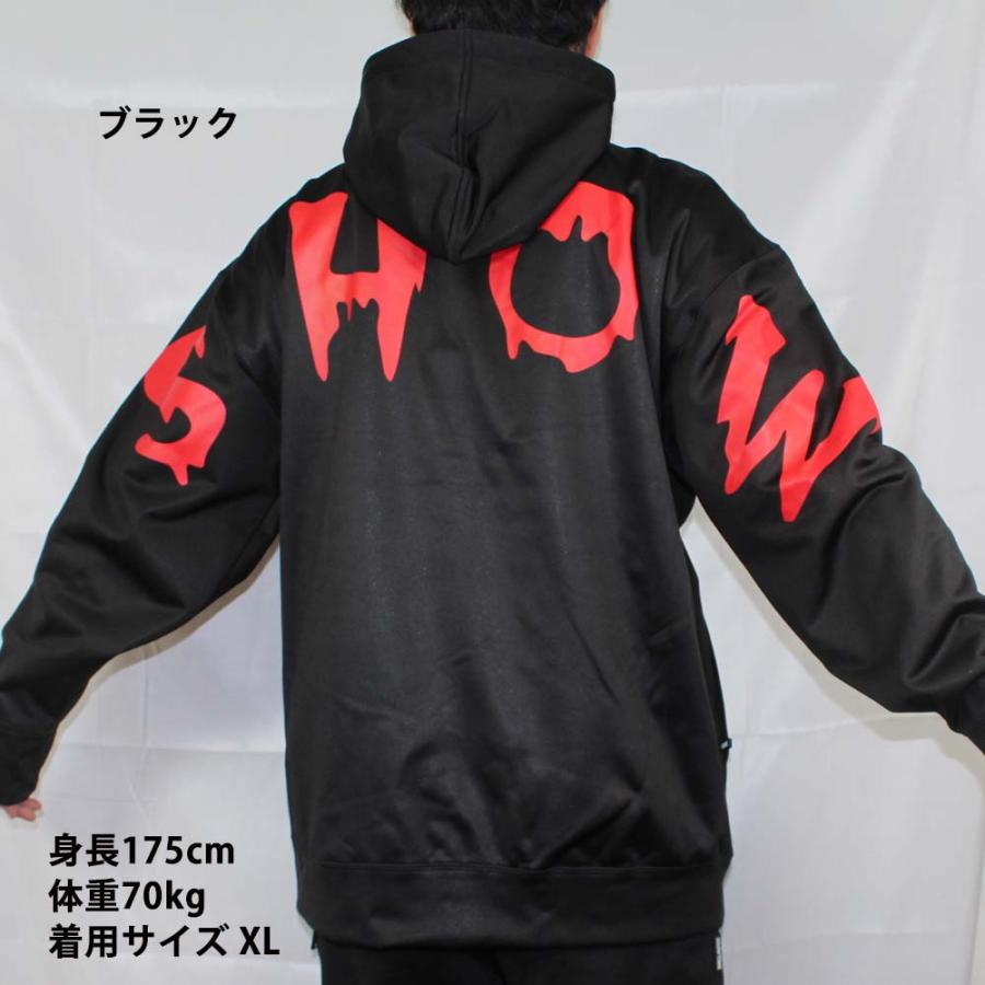 正規品 撥水 パーカー SHOWTIME COLLECTIVE グラトリ ボンデッド ZIP