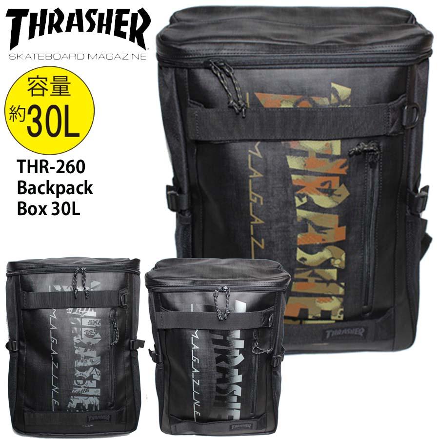 THRASHER（スラッシャー） リュック BOX型 箱型 ボックス かばん THR