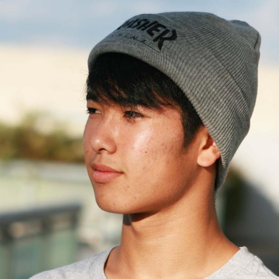 THRASHER（スラッシャー） ニットキャップ 17TH-N62 MAG LOGO 刺繍 平