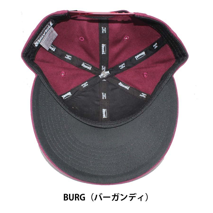 supreme キャップ グレー/バーガンディ THRASHER 正規品 スラッシャー キャップ CAP 21TH-C62 SKATE