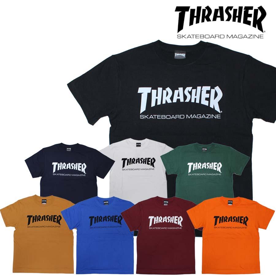 THRASHER（スラッシャー） あすつく 半袖 Tシャツ TH8101 MAG LOGO