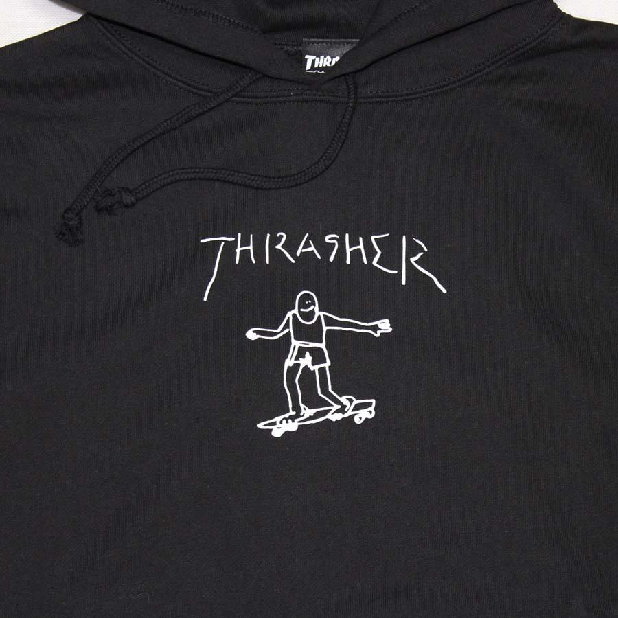 THRASHER スラッシャー プルオーバーパーカー GONZ LOGO TH8528 マーク