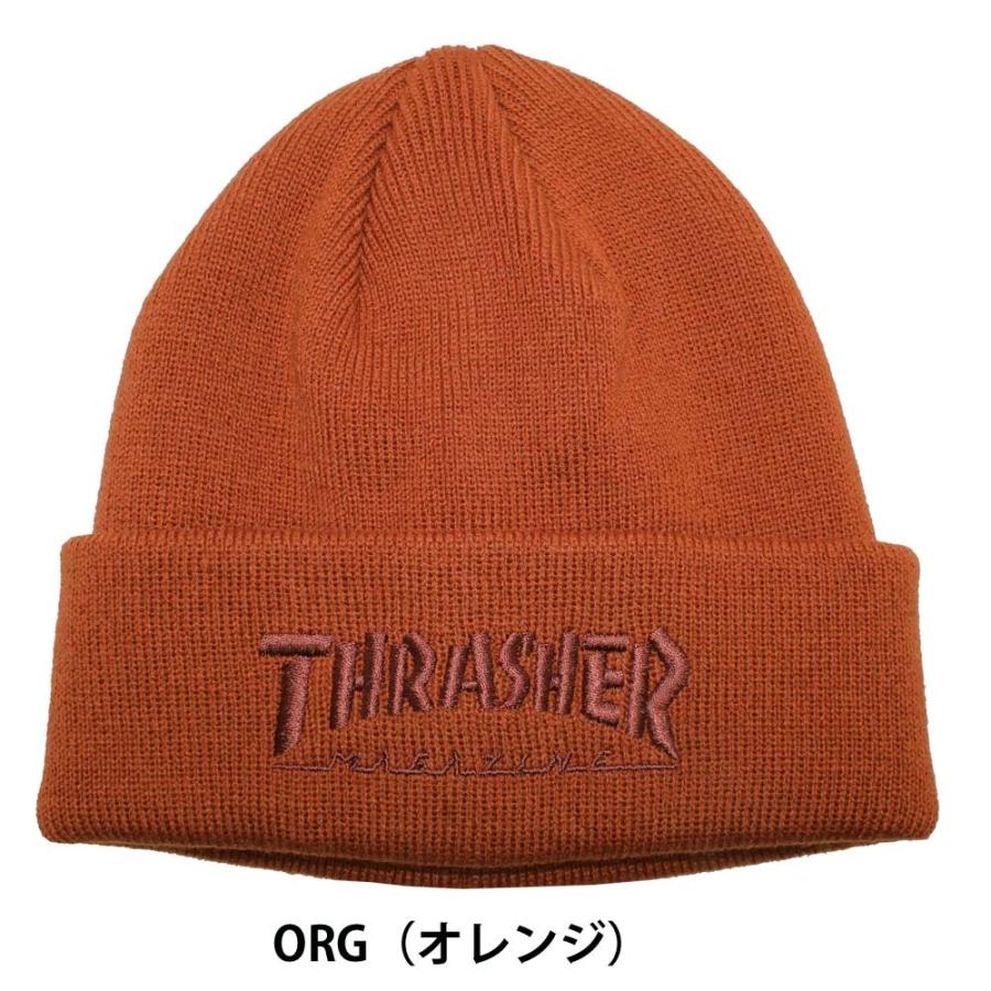 正規品 THRASHER スラッシャー ニットキャップ THR-N01 20TH-N52 MAG LOGO 刺繍 アクリル 平編み メンズ 男性 女性 レディース ユニセックス ビーニー 人気｜screamer｜14