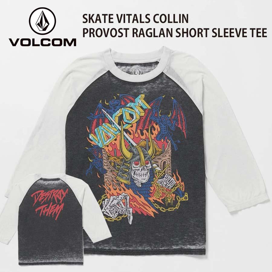 VOLCOM 正規品 ボルコム メンズ 7分袖 ラグラン Tシャツ