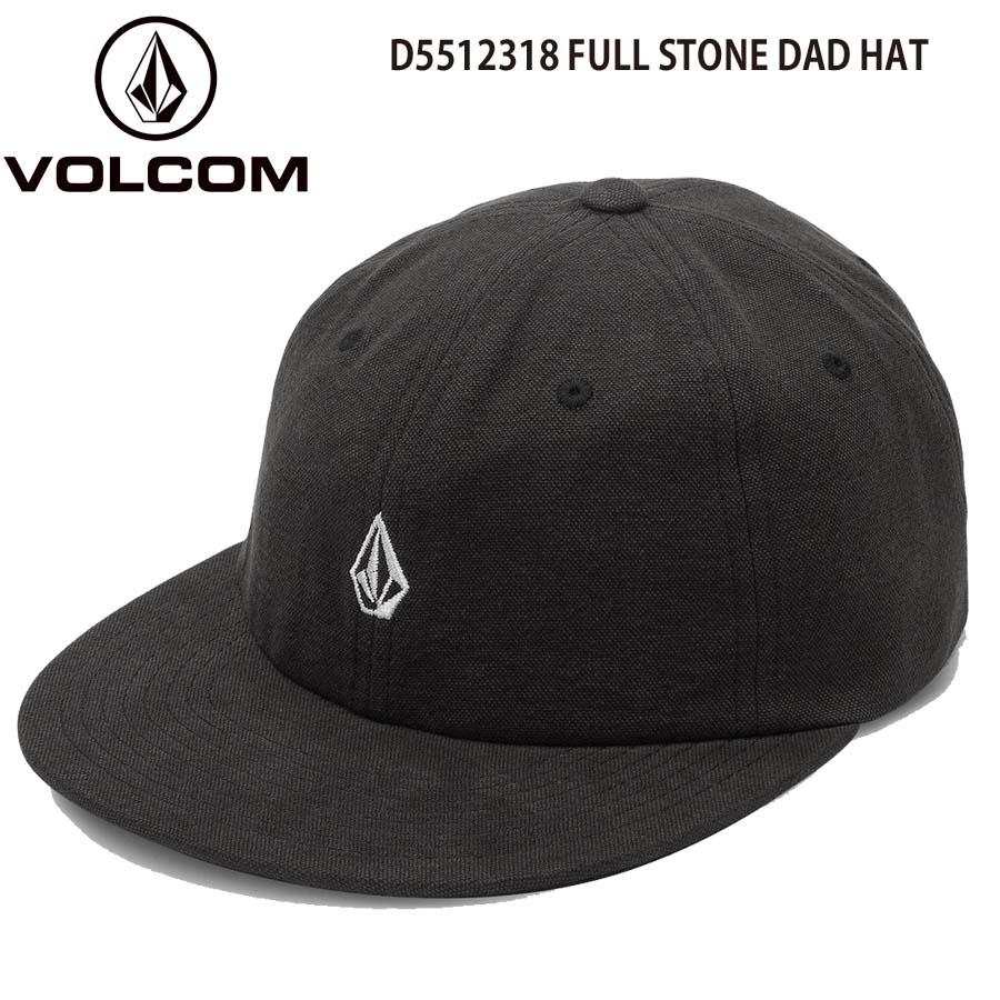 VOLCOM（ボルコム） 正規品 メンズ 平ツバキャップ CAP 帽子 D5512318 FULL STONE DAD HAT ロゴ 平ツバ ...