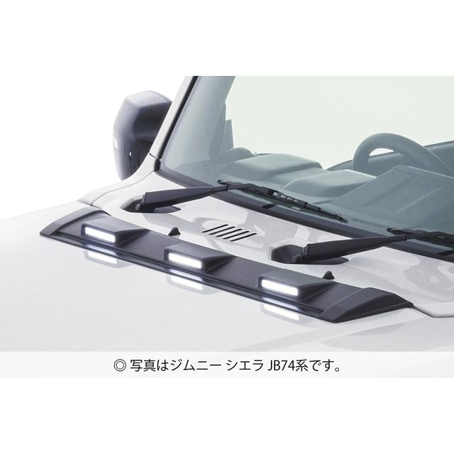 JAOS（ジャオス） ボンネットディフレクター 塗装品 マットブラック