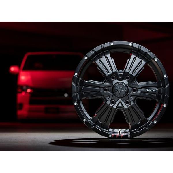 ナイトロパワー クロスクロウグラフィティエディション ホイール4本セット 16x6.0J 5H 139.7 -5 ブラックメタリック+ミラーカット/グラフィティ/16インチ_5
