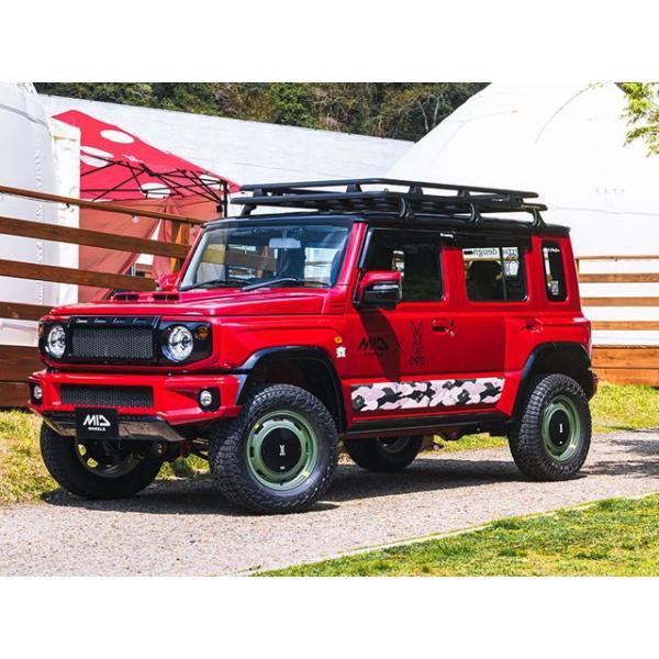 マルカサービス MIDホイールズ x DOD ウシャリントバリ ホイール4本