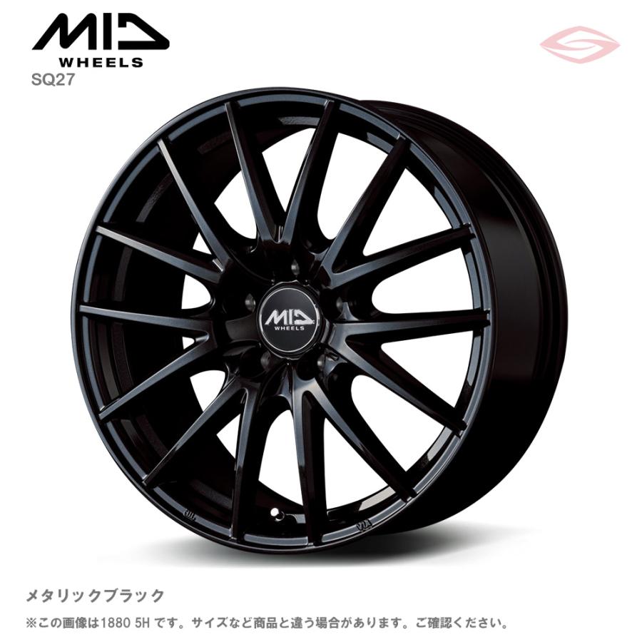 シュナイダー SQ27 アルミホイール 1本 16x6.5 +48 114.3 5H(メタリックブラック) / 16インチ SCHNEIDER SQ27 | マルカサービス