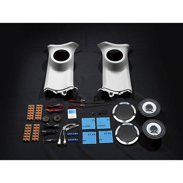 CRS 1BOX N・W ワイド用 Dピラースピーカーフルセット ブラック