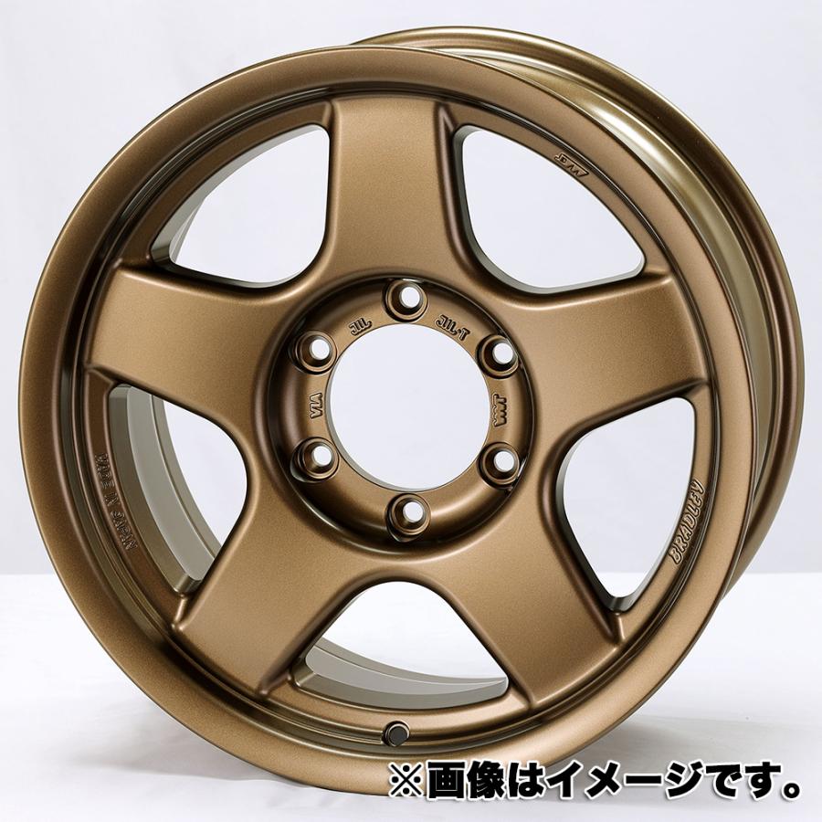 250627-05 アルミホイール BRADLEY 16inch ４本 4×4エンジニアリング BRADLEY V ホイール1本 16x5.5 +22 139.7 5H