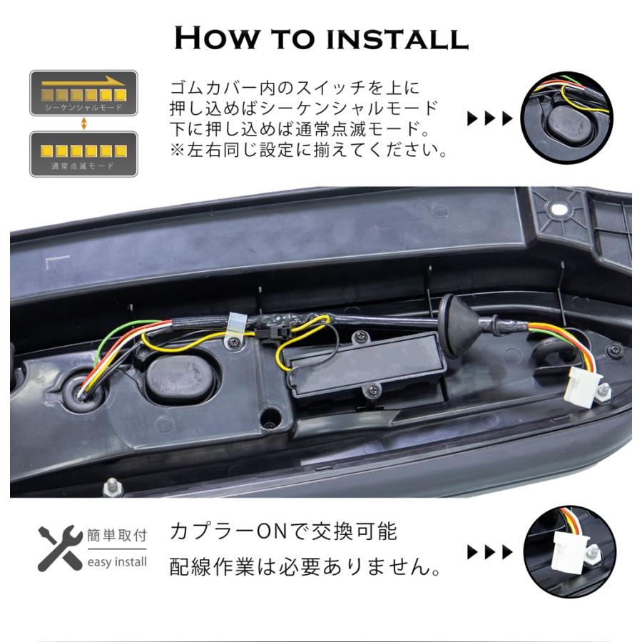 AVEST 三菱 デリカミニ フル LED テール ランプ スモーク : エス