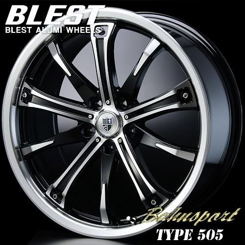 Blest ブレスト バーンシュポルト タイプ 505 アルミホイール 1本 19x7 5 48 114 3 5穴 ブラックポリッシュ Bahnsport Type 505 19インチ b エスクリエイト 通販 Yahoo ショッピング