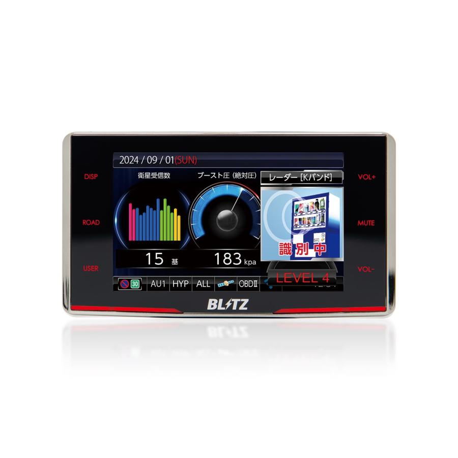 BLITZ レーザー＆レーダー探知機 MSSSスキャン機能搭載モデル タッチレーザー Touch-LASER (TL314R)レーダー探知機本体 | BLITZ