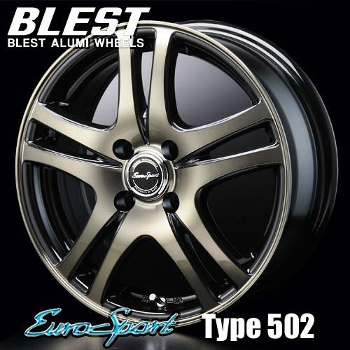 大決算売り尽くし Blest ブレスト ユーロスポーツ タイプ 502 アルミホイール 1本 17x7 0 45 100 5穴 チタンブラック Eurosport Type 502 17インチ 上質で快適 Antofagastaen100palabras Cl
