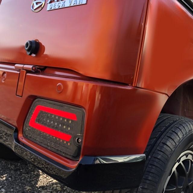 クリアワールド LED テールランプ インナーBK / レッドバー ( アトレー