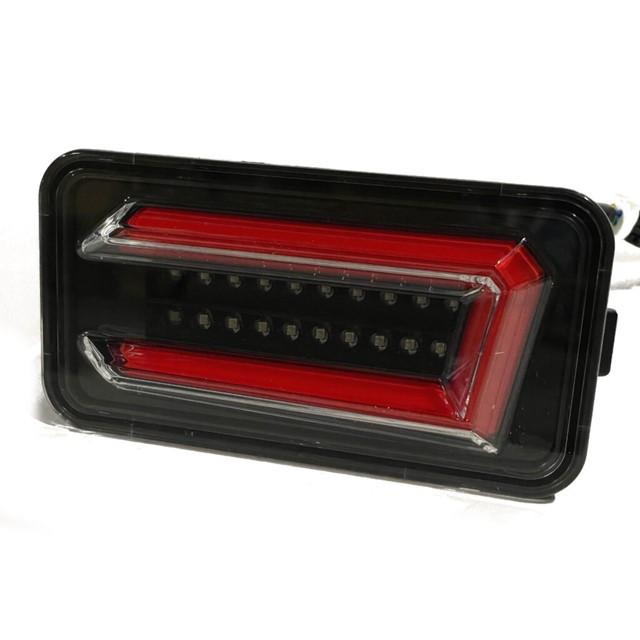 LED テールライト 右　レッド/クリア JB64/74 66連フルLEDテールライト クリア×レッド 防水タイプ