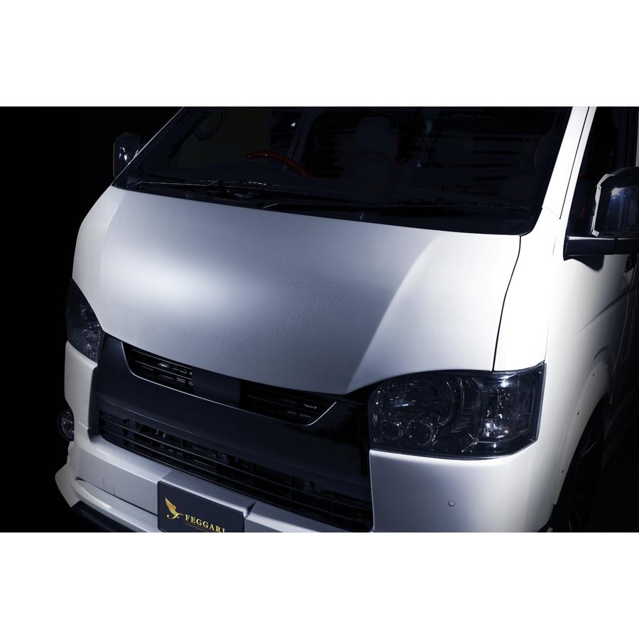 FEGGARI ハイエース 200系 ABS製 デビル ボンネット パネル V3 FEGGARI ハイエース 200系 ABS製 デビル ボンネット パネル V3