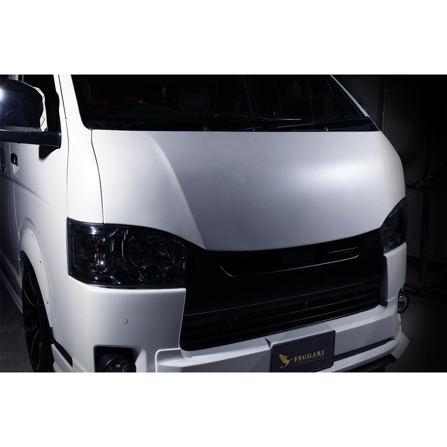 FEGGARI ハイエース 200系 デビル ボンネット パネル V3 ABS製 塗装済