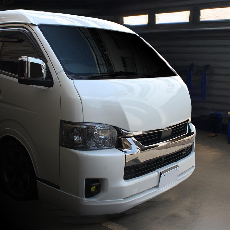 FEGGARI ハイエースワイド 200系 ABS製 デビル ボンネット パネル V3 未塗装 エアロ バッドフェイス フェガーリ バージョン3 |  | 01