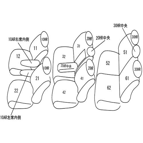 クラッツィオ キルティングタイプ シートカバー ステップワゴン(RP1 / RP2 / RP3 / RP4) EH-2526 / Clazzio Quilting｜screate｜03