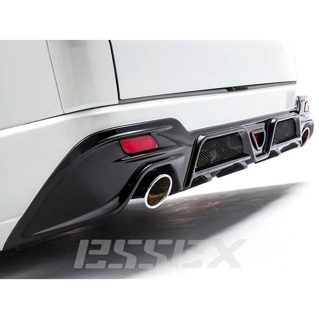 CRS QUATTRO ナロー用 リアバンパー ABS製 070&BK ハイエース200系