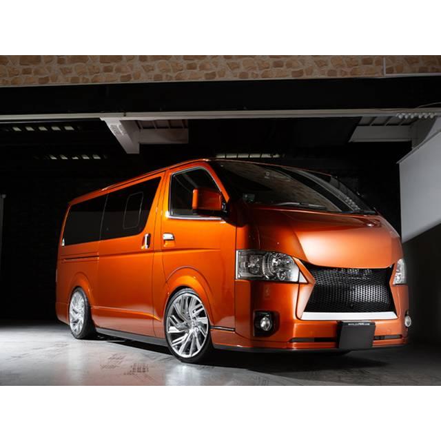 CRS essex フロントリップスポイラー Ver.5 ABS 070 ハイエース200系